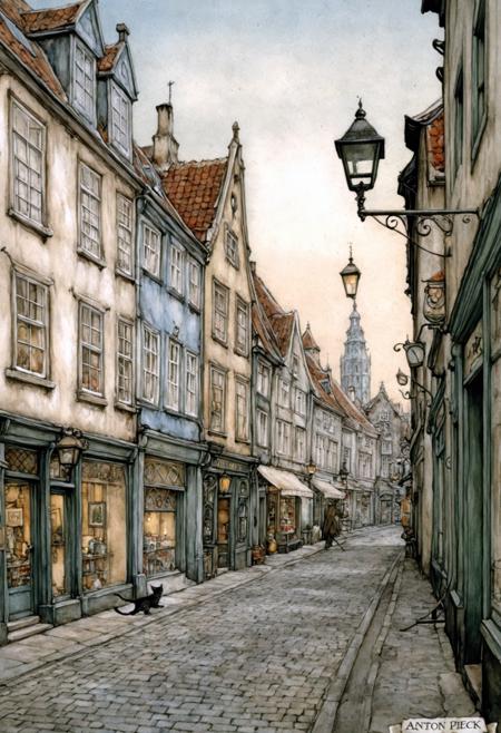 Anton Pieck Style SDXL v1.0