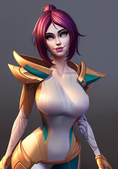 1girl, sfw, <lora:fiora:0.8>, fiora, smirk,, (masterpiece, best quality, absurdres, detailed, ultra-detailed:1.3), alluring, (highly detailed, high quality:1.3)