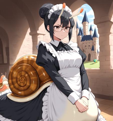 [Illus] Snailgirl with shell - Snailtaur (HolymixIllustrious) v1.0