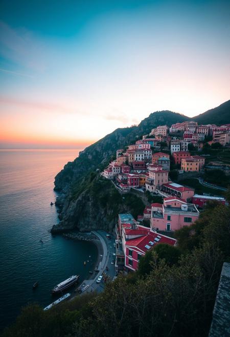photo, photography, Fujifilm XT3 Viltrox, Amalfi Coast, Italy landscape, sunset, very intricate, very detailed, realistic. sharp, colorful, film grain, high contrast, <lora:Hand v2:1> <lora:Anti-Blur:1> <lora:Insane Detail Slider:0.5> <lora:Flux.1_Turbo_Detailer:0.6> <lora:flux.1_lora_flyway_Epic-detail_v2:0.6>