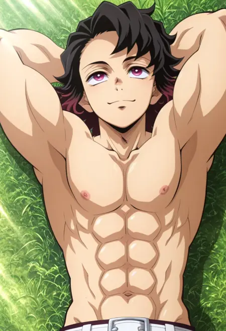 Demon Slayer: Kimetsu no Yaiba male body style