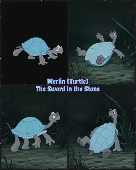 Merlin (Turtle) | The Sword in the Stone | IllustriousXL & PonyXL