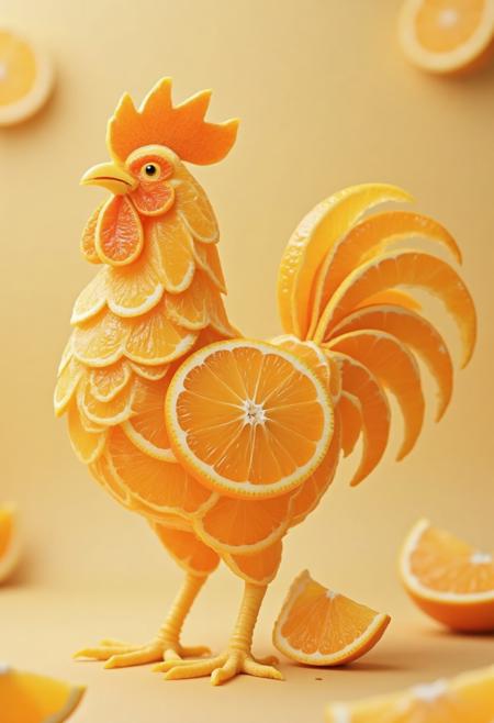 DT_Creative Splicing Of Orange Slices_Creation Of Zodiac Images v1.0