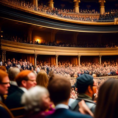 17th century crowd sitting at the opera, 8k uhd, soft lighting, high quality, film grain, [[[Fujifilm XT3]]], in the painting style of Zorn, Daniel Ridgway Knight, ultrarealistic,
art by SEL-FOC