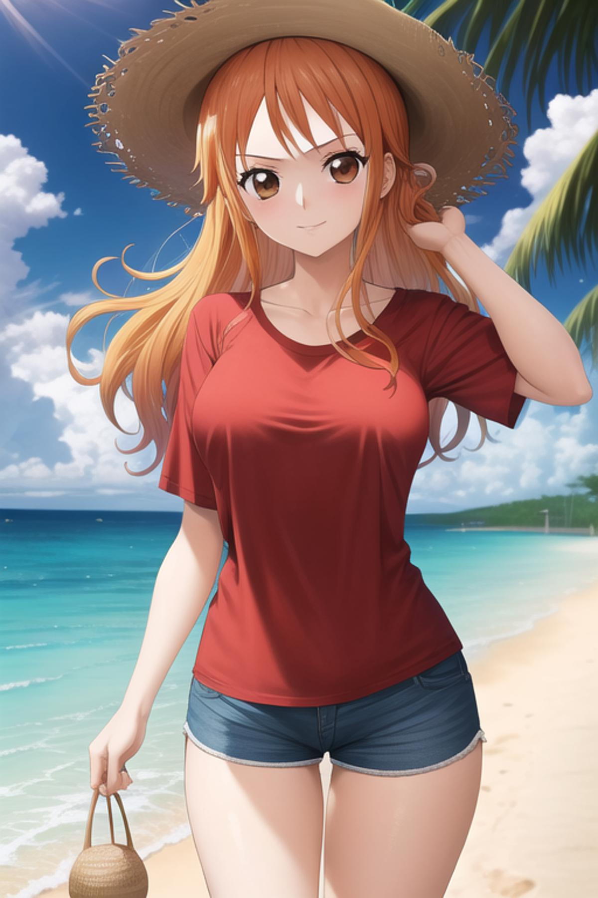 Nami One Piece Ai Nami v2 [9mb] - v2 | Stable Diffusion LoRA | Civitai