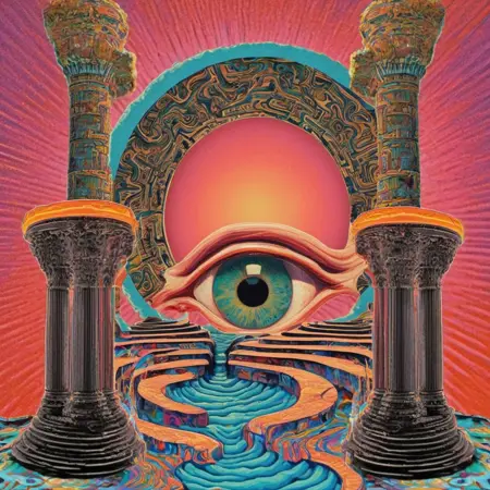 Trippy Collage Art FLUX & SDXL