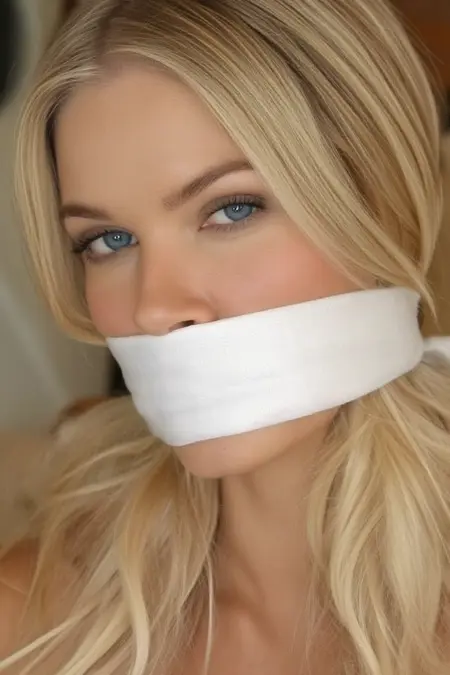 Over the mouth and hair gag - ZIT