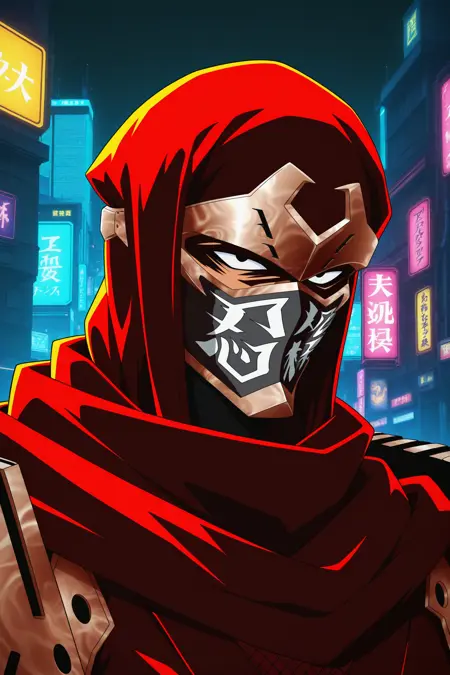 Ninja Slayer (Fujikido Kenji) / ニンジャスレイヤー (フジキド・ケンジ) - Ninja Slayer (ニンジャスレイヤー) From Animation