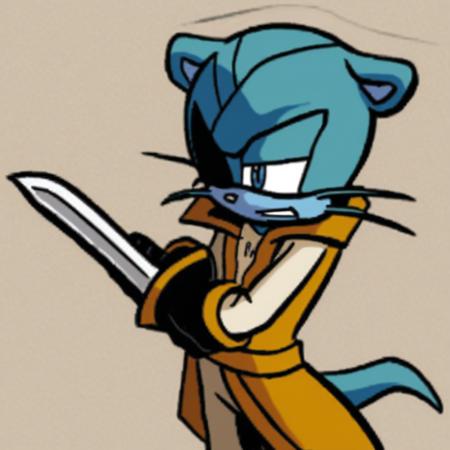 sonic captain shell breaker the otter sonic archie V1