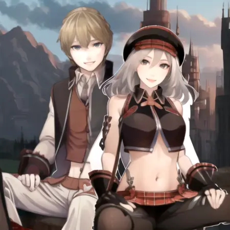 Allen Avadonia x Alisa Illnichina Amiella (Evillious Chronicles x God Eater)