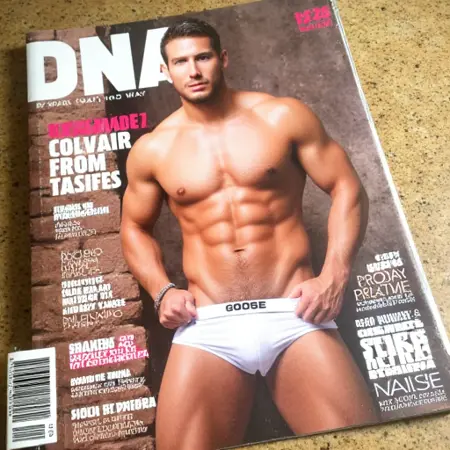 DNA magazine cover model