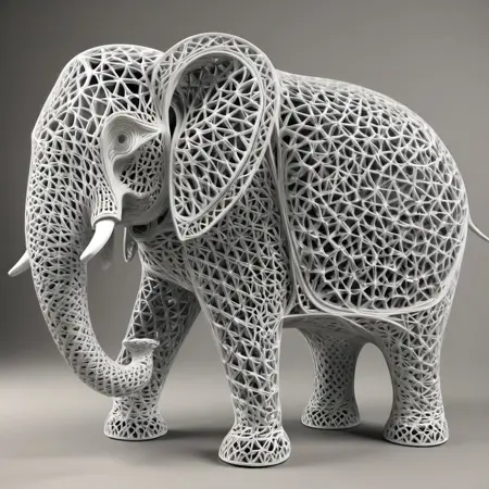 Gyroid shape morph - XL
