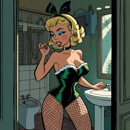 Saloon Girls - Lucky Luke - Flux & Illustrious