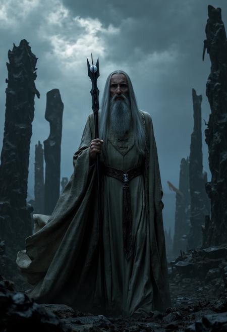 Saruman from Lords of the Ring, Flux.1 D LoRA v1.0