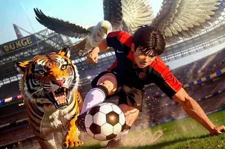 Captain Tsubasa - Style