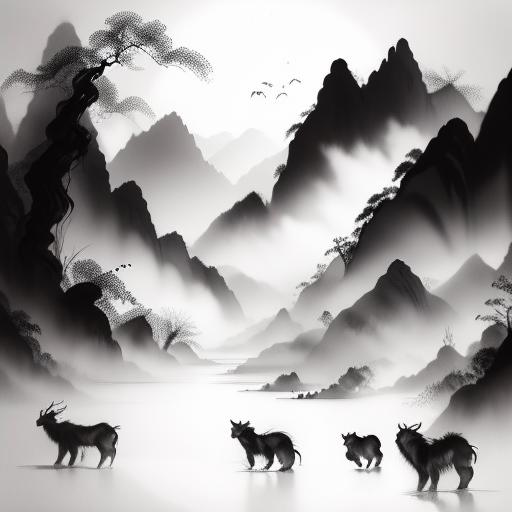 Chinese ink painting中國水墨畫風 image by 7533967