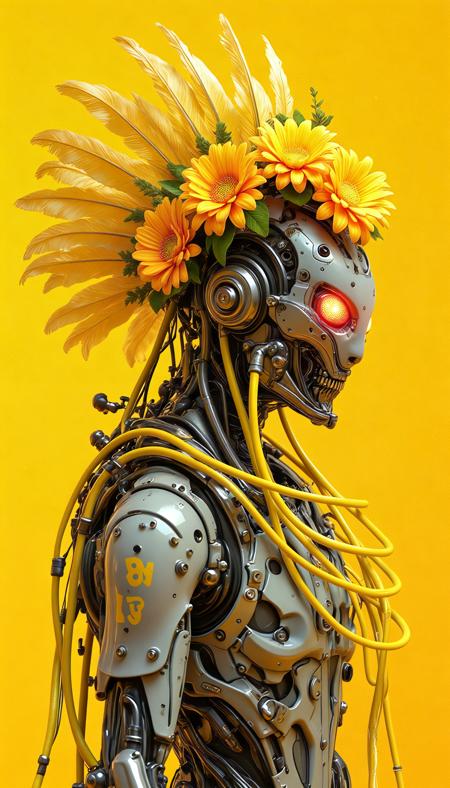 Floral Mechanica - Flux Lora Flux Dev