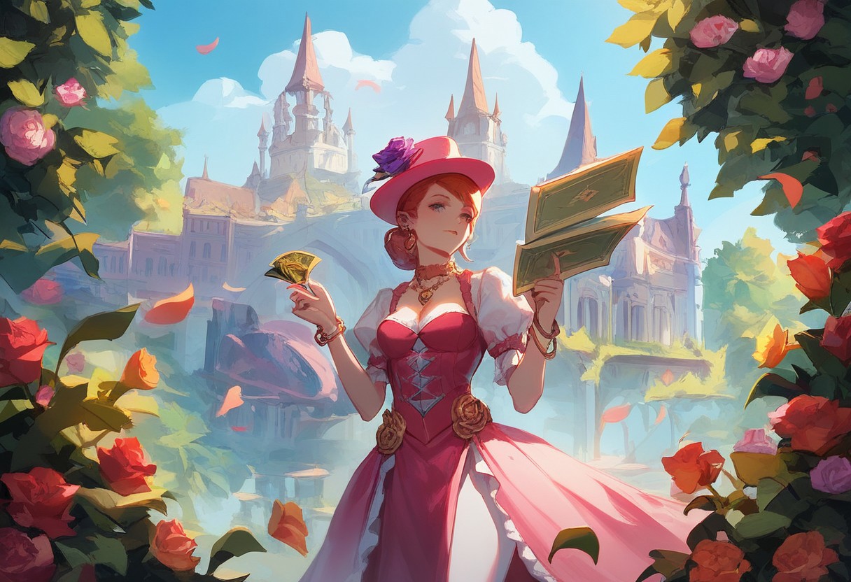 score_9, score_8_up, score_8. score_9, score_8_up, score_7_up, masterpiece, 4k, high quality, (best quality:1.1),anime, beautiful drawing, A flamboyantly adorned male goblin, holding a stack of money in his hands, is dressed in pimp attire consisting of a stylish pink overcoat, a pink fedora hat, and a golden dollar necklace. This vivid image, whether a painting or photograph, showcases the goblin's extravagant outfit in rich detail, portraying him as a symbol of ostentatious wealth and flamboyant fashion. The intricate design and vibrant colors of his attire bring an air of opulence and extravagance to the scene, capturing the viewer's attention with its high-quality depiction.