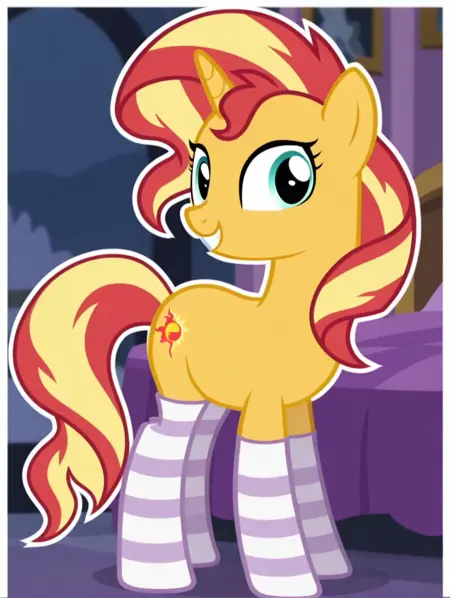 Sunset Shimmer(MLP) | My little pony : Equestria girls | [ illustriousXL ]