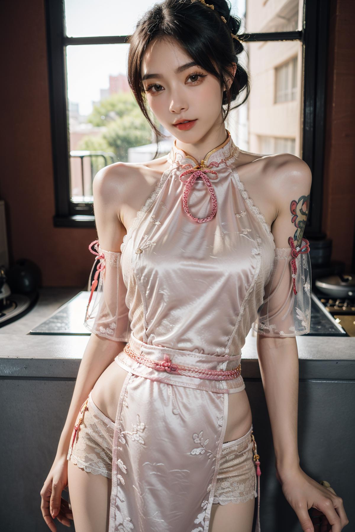 Traditional Chinese sexy outfit|古风情趣内衣 image by ssugar008