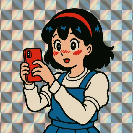 Bikkuriman Sticker Style LoRA