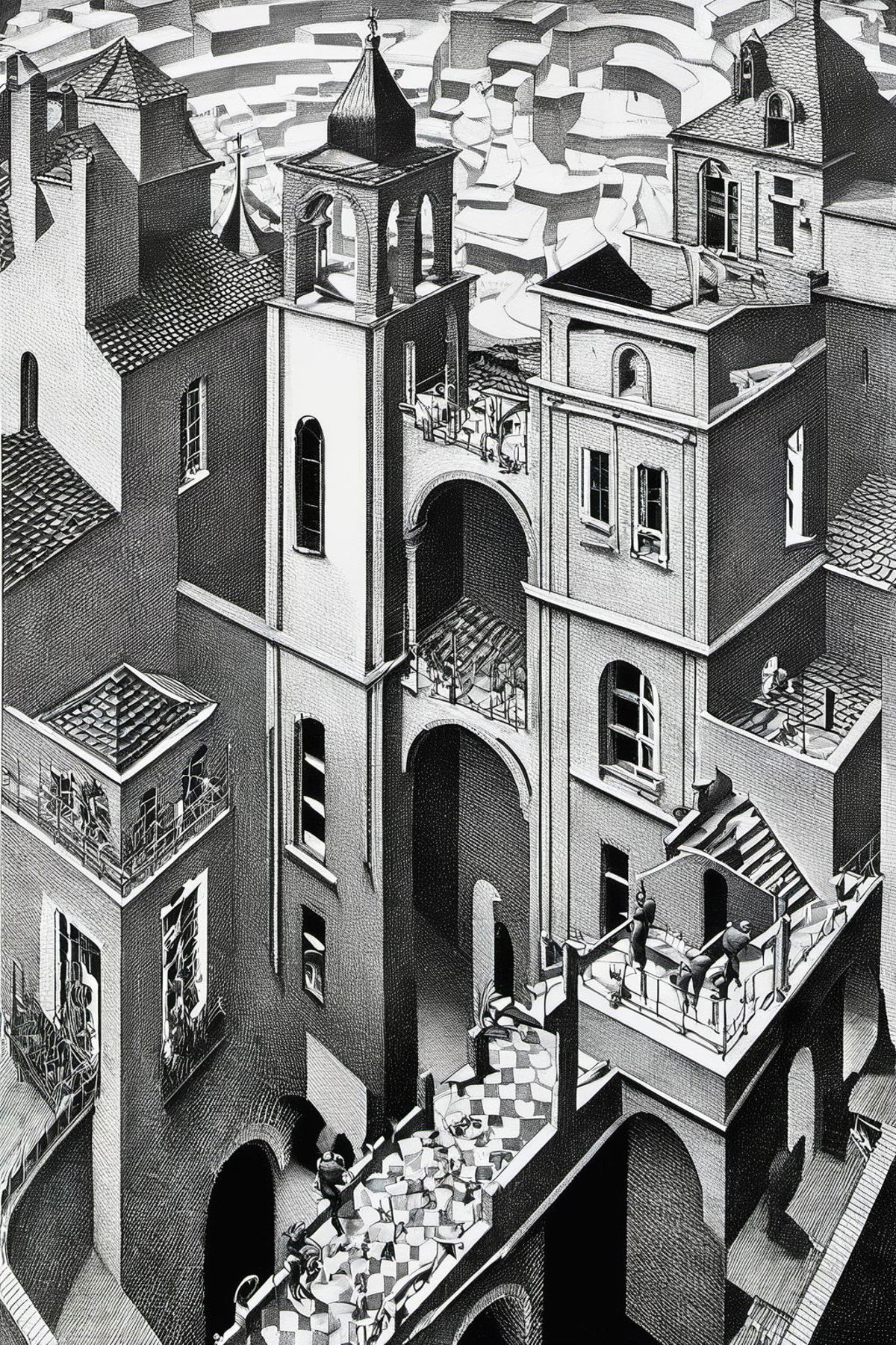 Escher Blend image by CHINGEL