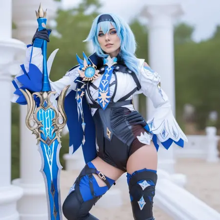 Eula - Genshin Impact - Realistic / Game / Anime SDXL