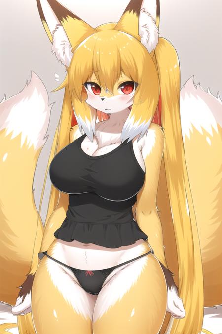 Horokusa Female Furry Fox Girl/Kitsune Character/Style LoRA v1.0