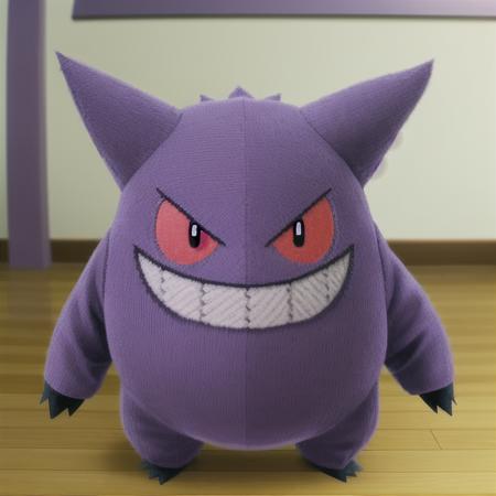 raw photo, detailed, gengar pokemon, wool <lora:Pokemon Gengar V2:0.6>