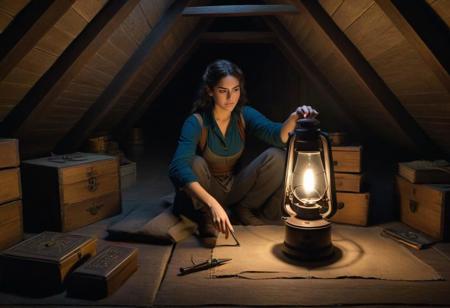 "A struggling artist discovers an ancient heirloom in their attic, unlocking a hidden talent but also awakening an inexplicable force tied to the artifact's origins."