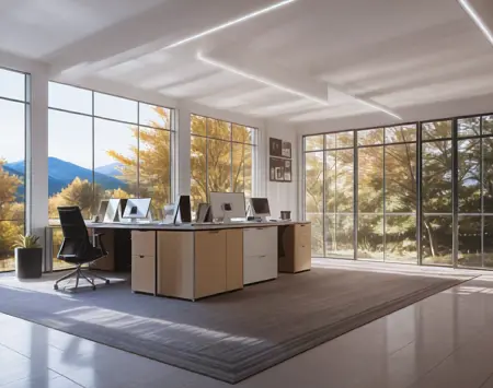 Modern Office Interior (Architecture) (Illustrious) (AD)