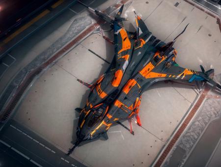 (((masterpiece, best quality, high quality))),wide shot of a military gladius parked on the ground in times square, caustics, symmetrical, <lora:gladius-000030:0.85>