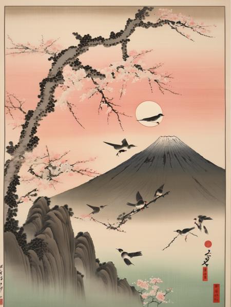 Ohara Koson Style SD XL