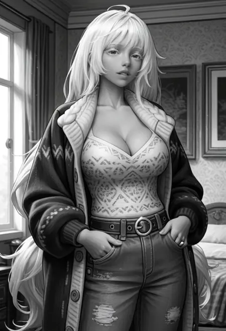 Взрослая Оля (Зайчик) / Adult Olya (Tiny Bunny) (Character) for Illustrious