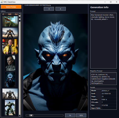IMG DataView - image viewer with metadata v1.0