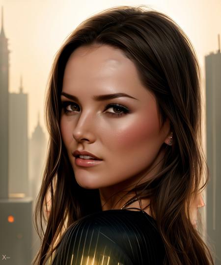 a woman, in casual dress, ((perfect eyes)), perfect lighting, portrait close up, looking at viewer <lora:ToriBlack:0.85>, cyberpunk, in heavy raining futuristic tokyo rooftop cyberpunk night, sci-fi, fantasy, intricate, very very beautiful, elegant, neon light, highly detailed, digital painting, artstation, concept art, soft light, hdri, smooth, sharp focus, illustration, art by tian zi and craig mullins and wlop and alphonse mucha