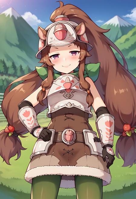 pcrrin, squirrel girl, twintails, low-tied long hair, rindef, hair ornament, red crop top, jingle bell, midriff, detached sleeves, bracelet, belt, puffy shorts, frills, socks, shoes, pcrrin, squirrel girl, low-tied long hair, rinran, ponytail, helmet, armor, breastplate, gloves, brown dress, fur trim, pantyhose, pcrrin, hat, squirrel girl, twintails, low-tied long hair, rinhal, hat, qing guanmao, jiangshi, purple crop top, midriff, detached sleeves, frills, sleeves past wrists, wide sleeves, beads, bloomers, single thighhigh, rlrin, red hair, low-tied long hair, hood down, hooded jacket, open jacket, green jacket, white shirt, short shorts, green shorts,