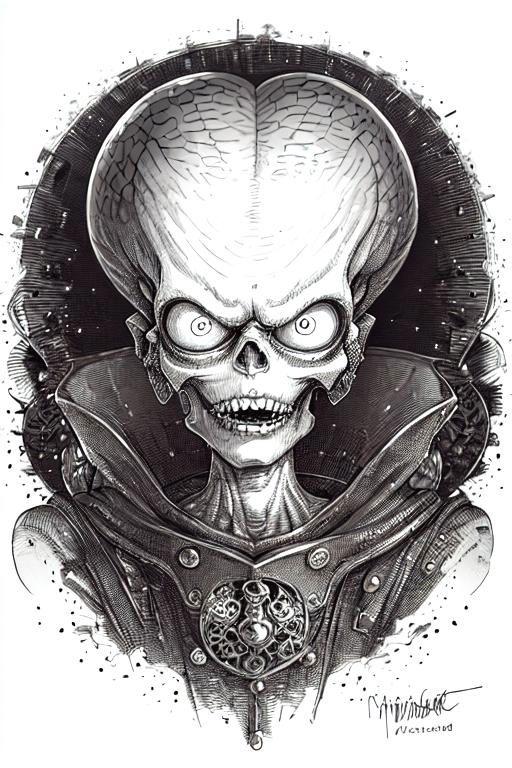 a Random Alien from "Mars Attack" image by R4dW0lf