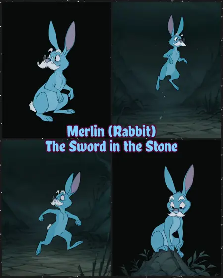 Merlin (Rabbit) | The Sword in the Stone | IllustriousXL & PonyXL