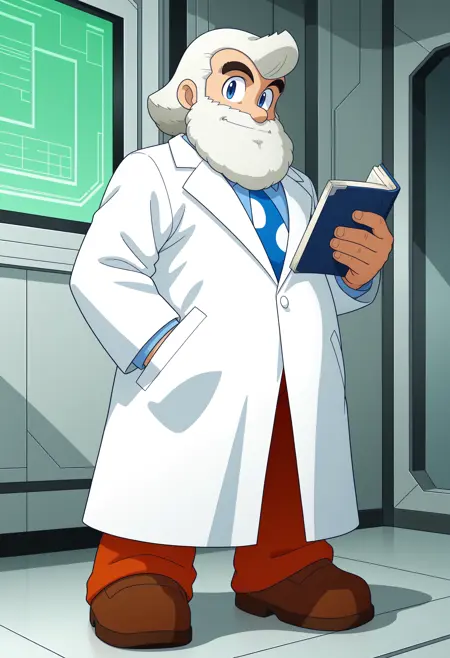 Dr. Light (Megaman) [Illustrious]