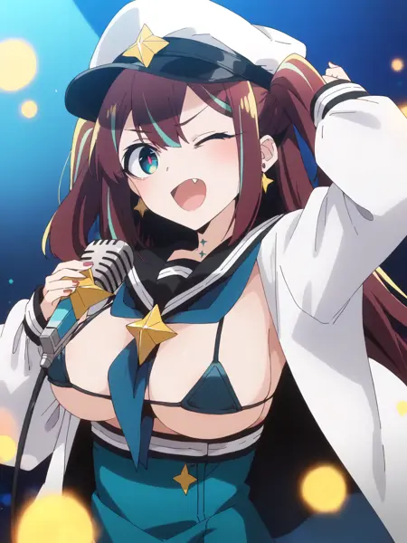 [Pony/Animagine] Akoya Matama (Loco Musica) | Mahou Shoujo ni Akogarete