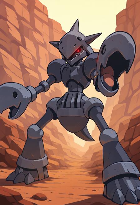 Steeldier: Steel Soldier Ant | Aggron x Scizor (Pokemon) (Citron OC) [Illustrious] v1.0