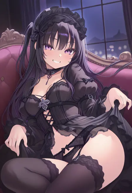 [ILXL] gothic underwear_ゴスロリ下着