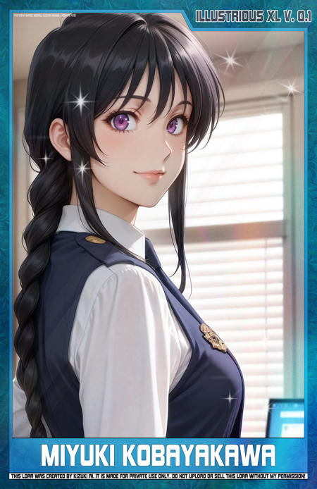KizukiAi - Taiho Shichau zo - Kobayakawa Miyuki [Illustrious XL V.0.1] v1.0 [Illustrious V.0.1]