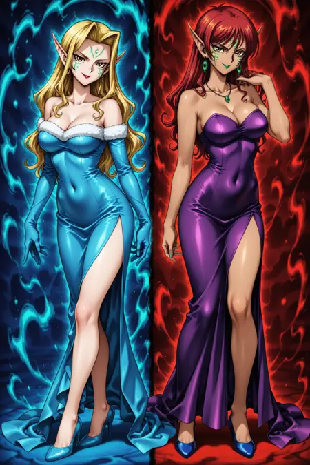 [YUGIOH] [Yu-Gi-Oh!] [Duel Card Character] [Gemini Elf] [ヂェミナイ・エルフ] [Illustrious] [IL]