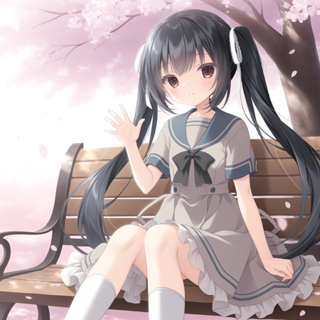 Honma Misuzu (本间心铃) (Small) | Sakura no Toki (樱之刻) | NoobAI v1.0