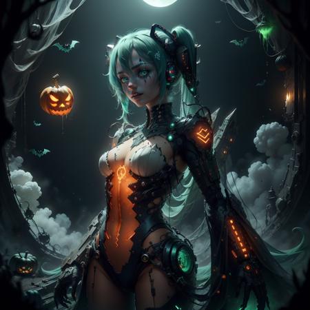 halloweentech  scifi supernatural green spooky