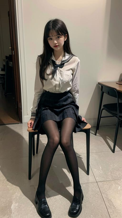 jk 黑丝 black pantyhose  image by oppoace