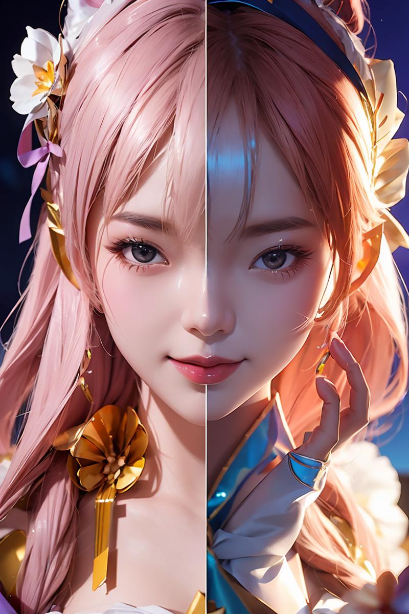 AI model image by yewei520