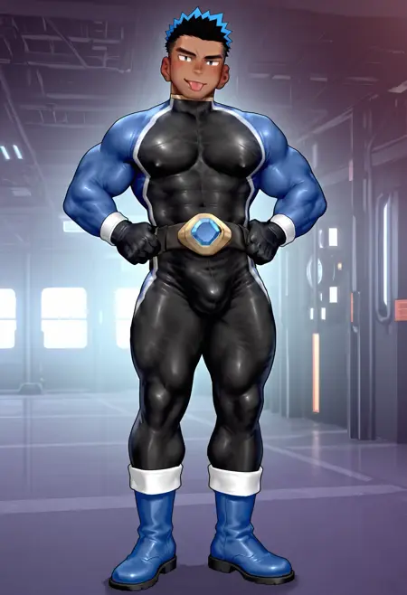 Blaze Blue - Danzi Engine / Shiba Yuuji original character